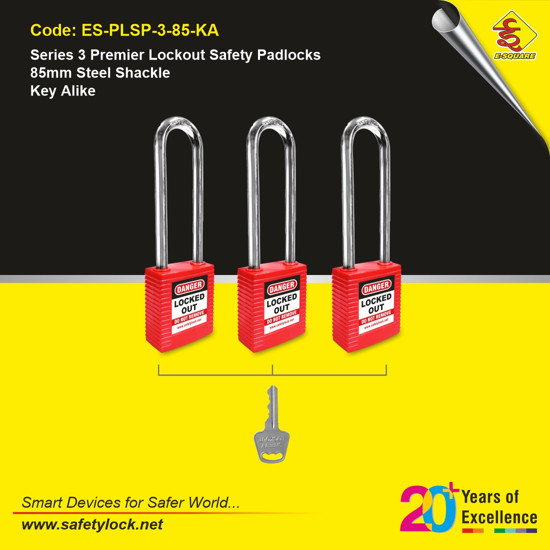 keyed alike lockout padlocks