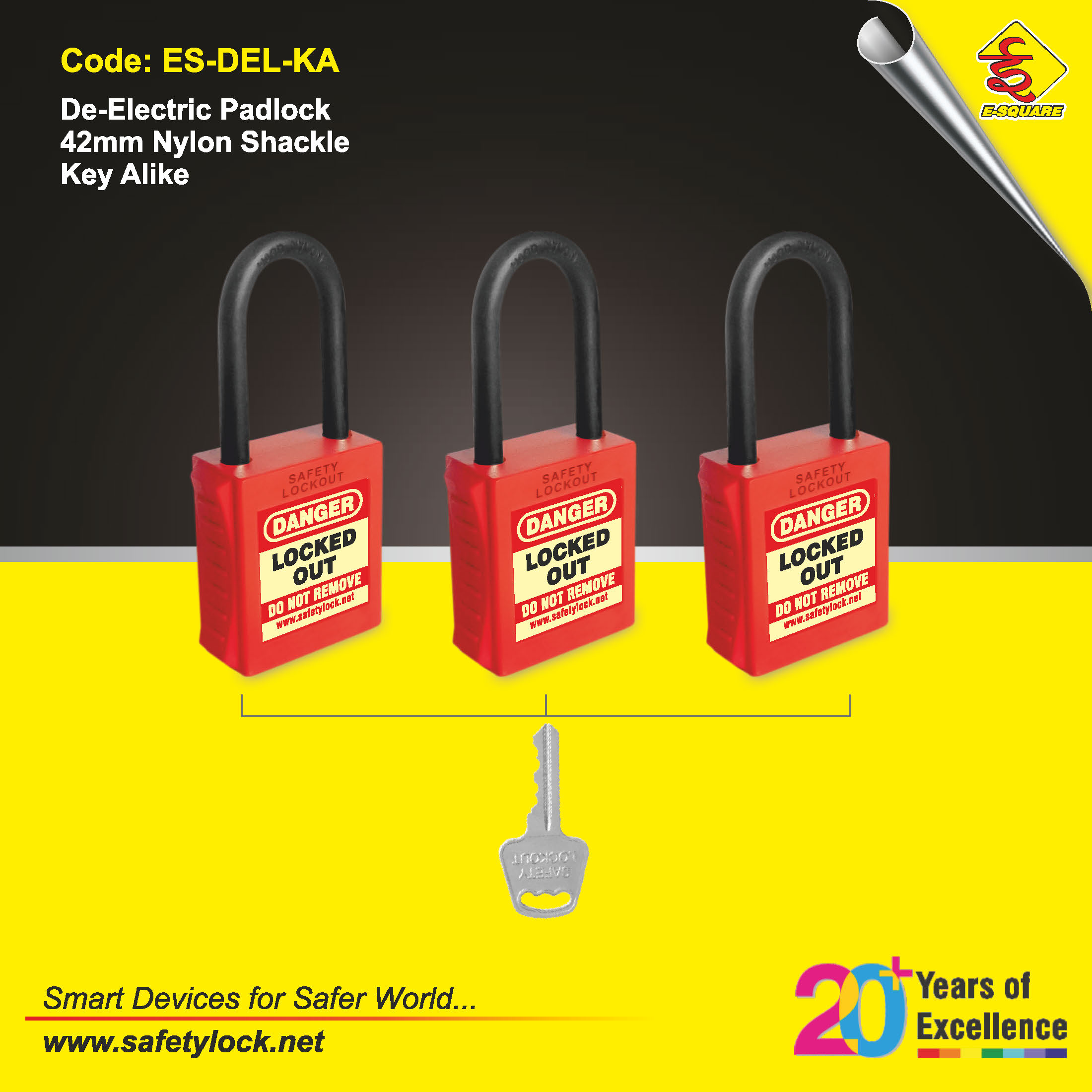 Keyed Alike Safety Padlock