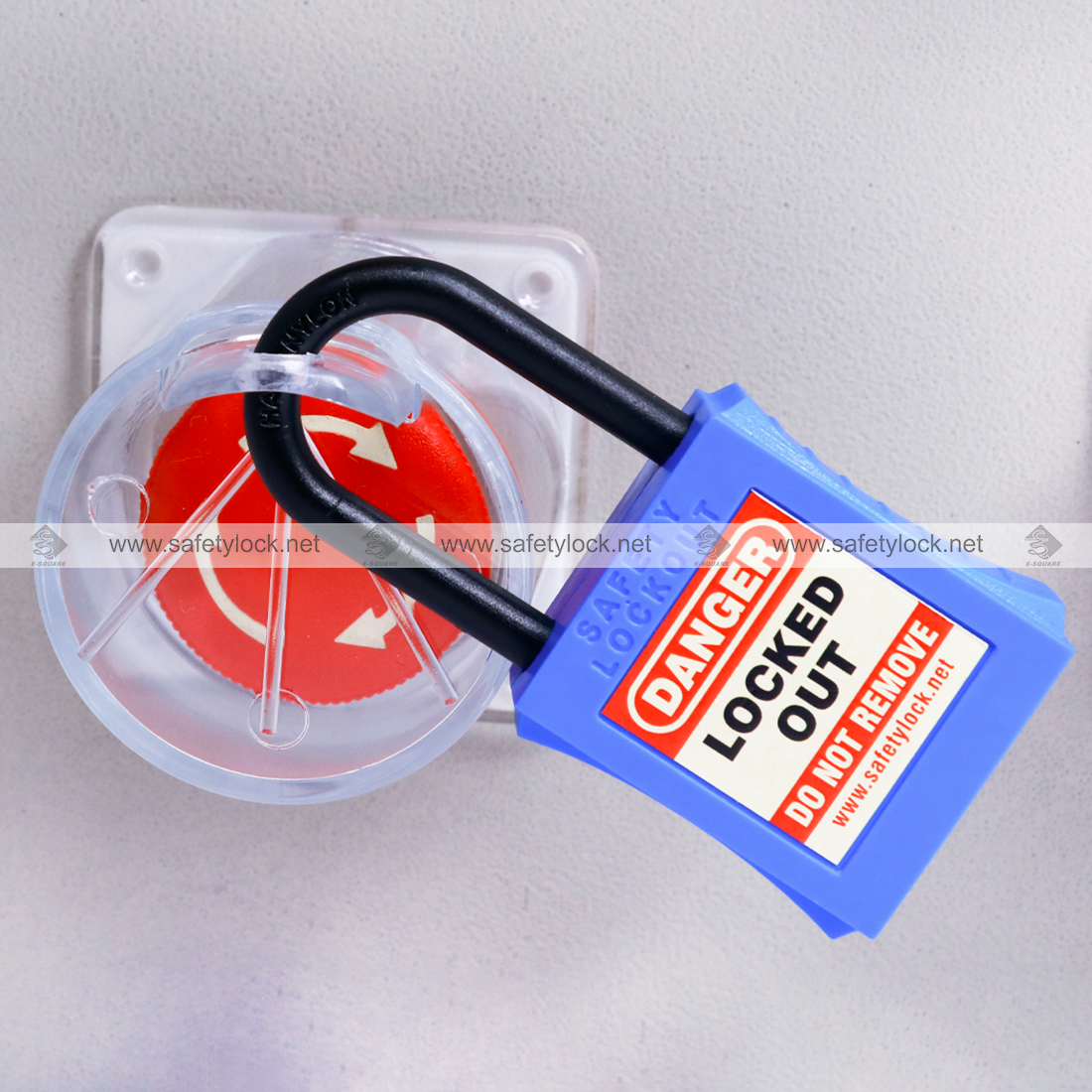 lockout device for electrical panel button