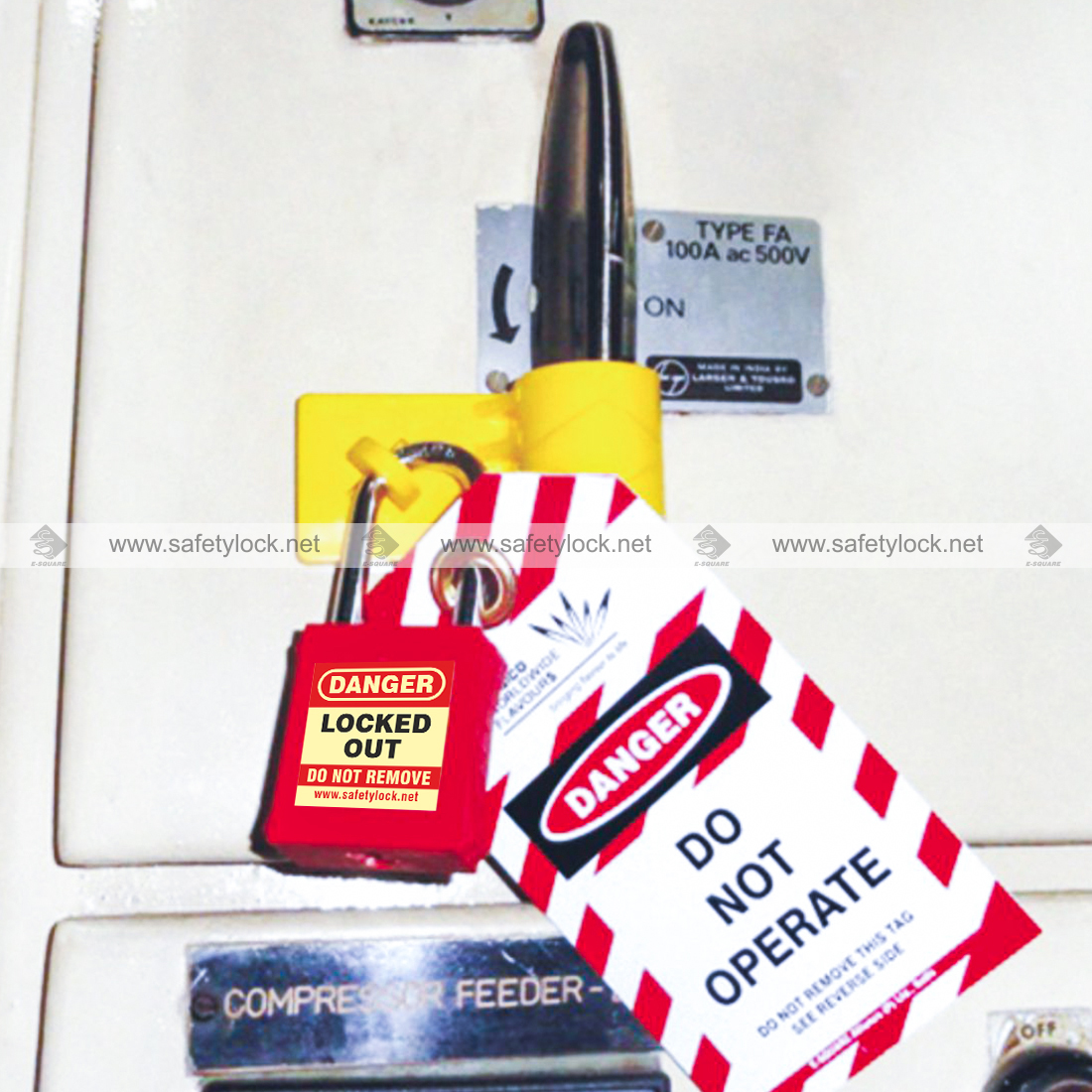 lockout gripper for L and T breakers