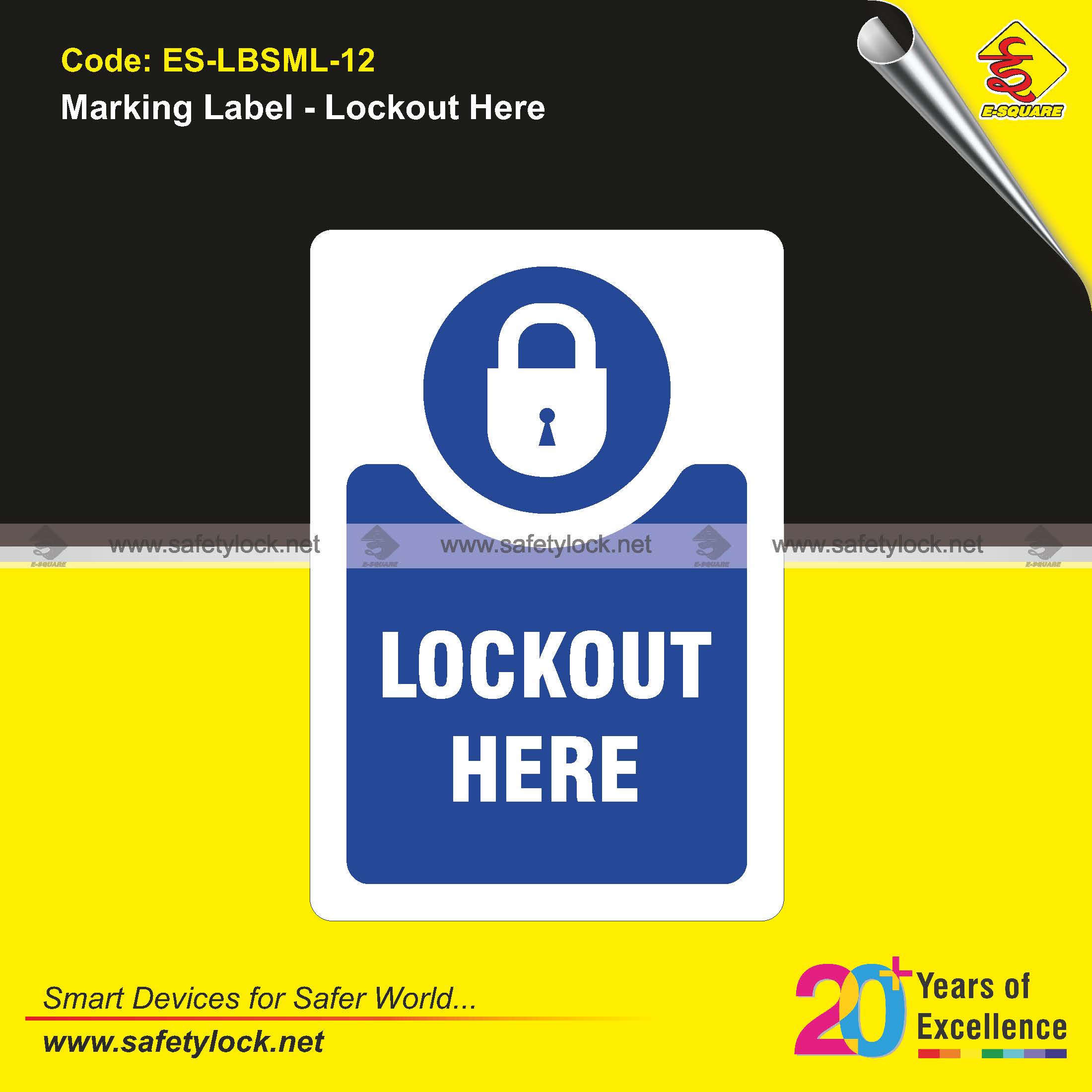 lockout here marking labels