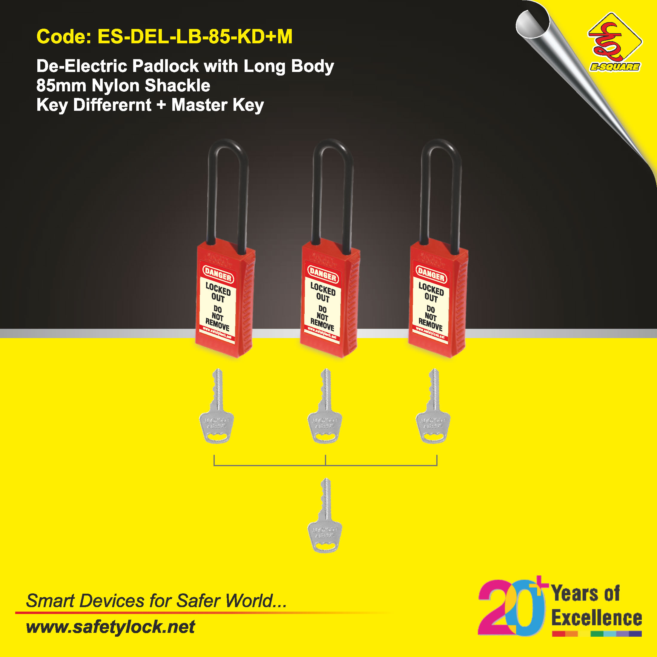 lockout padlock for electrical lockout tagout