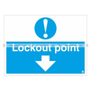 lockout point safety lockout label