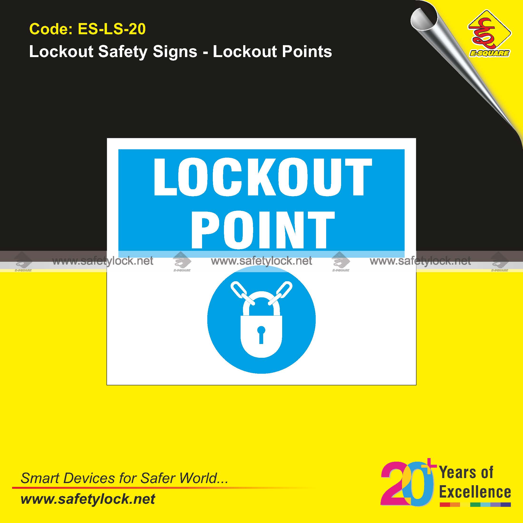 lockout point safety sign