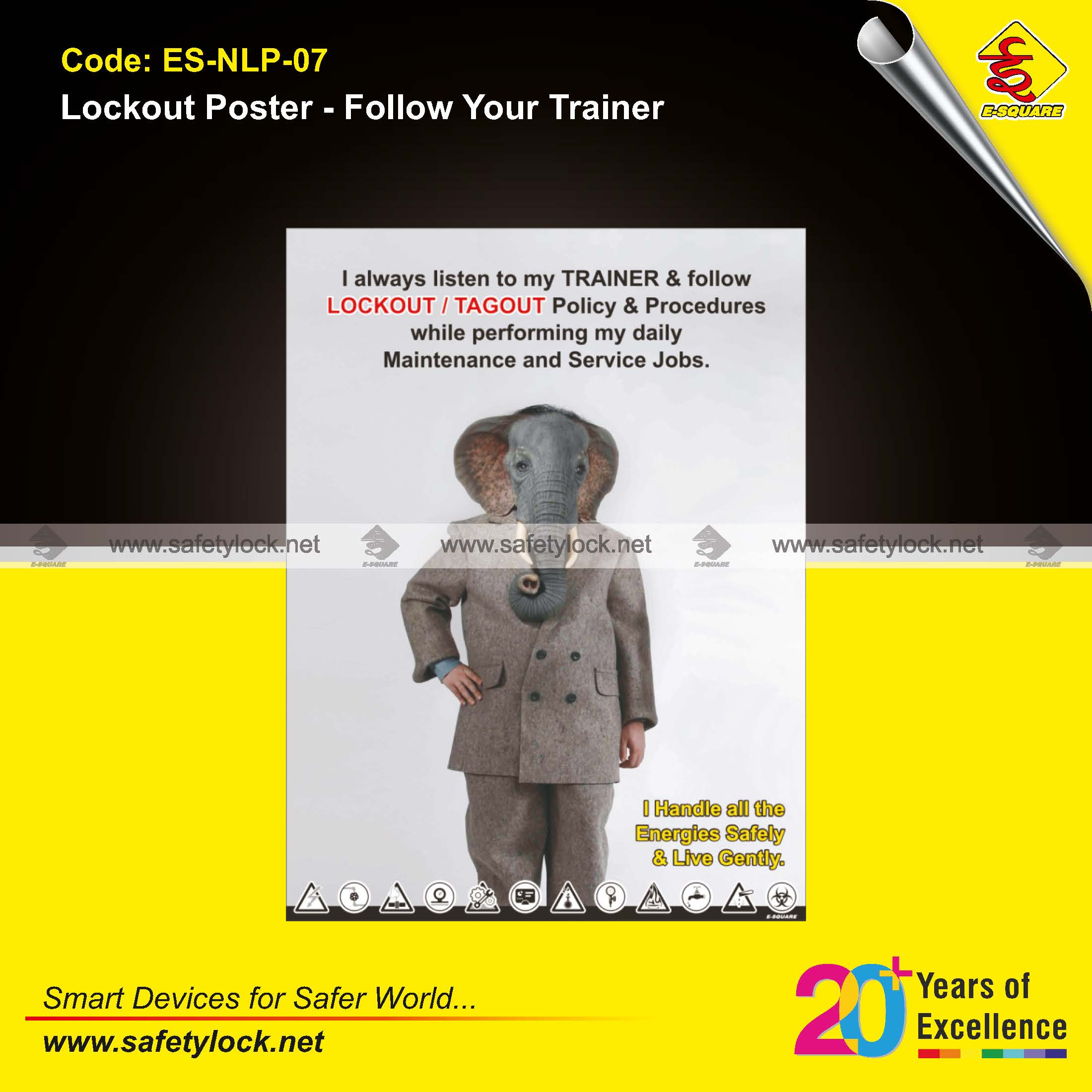 lockout policy safety poster