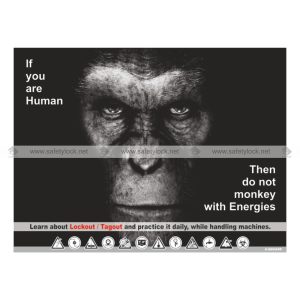 lockout poster - learn about lockout tagout and practice it daily