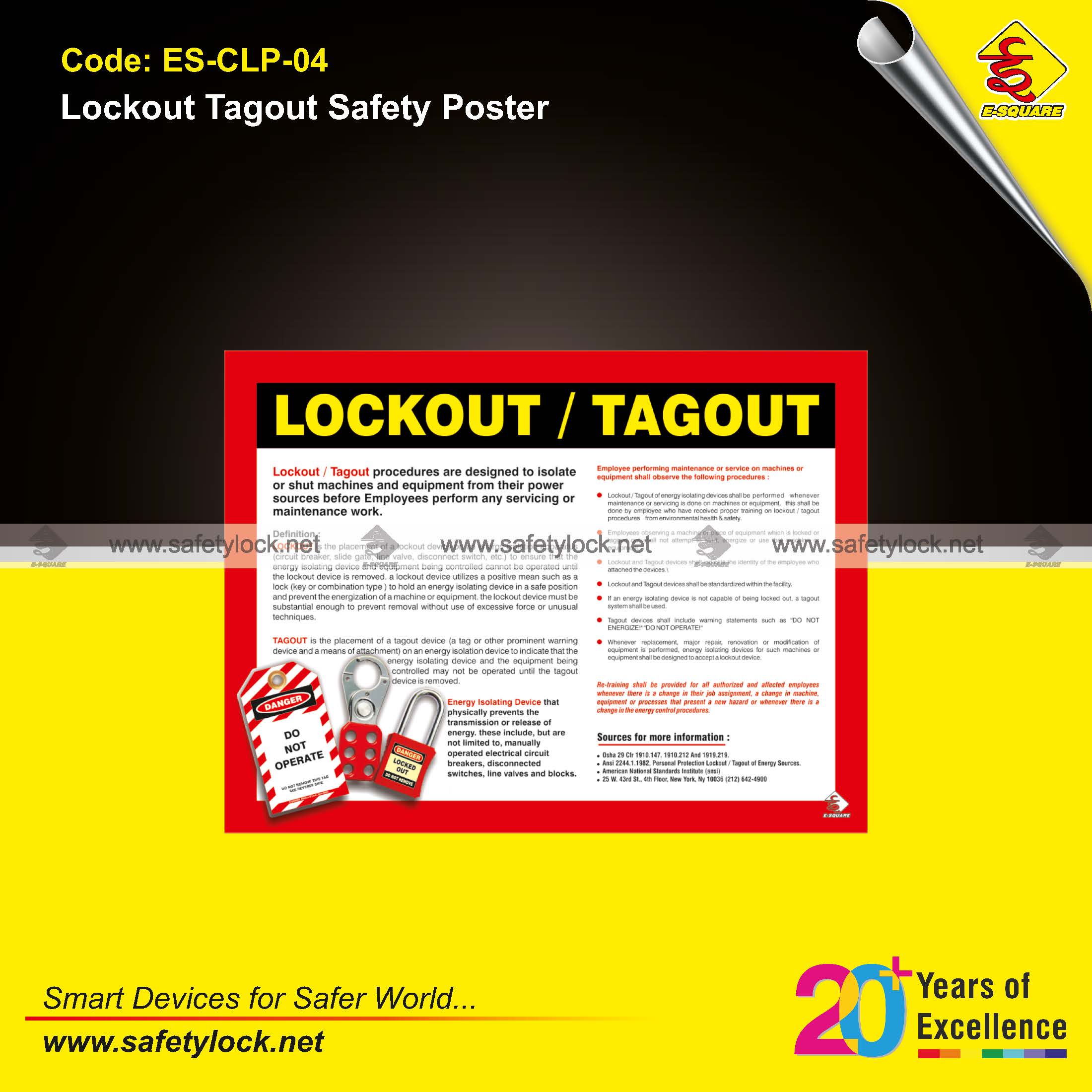 lockout posters manufacturer
