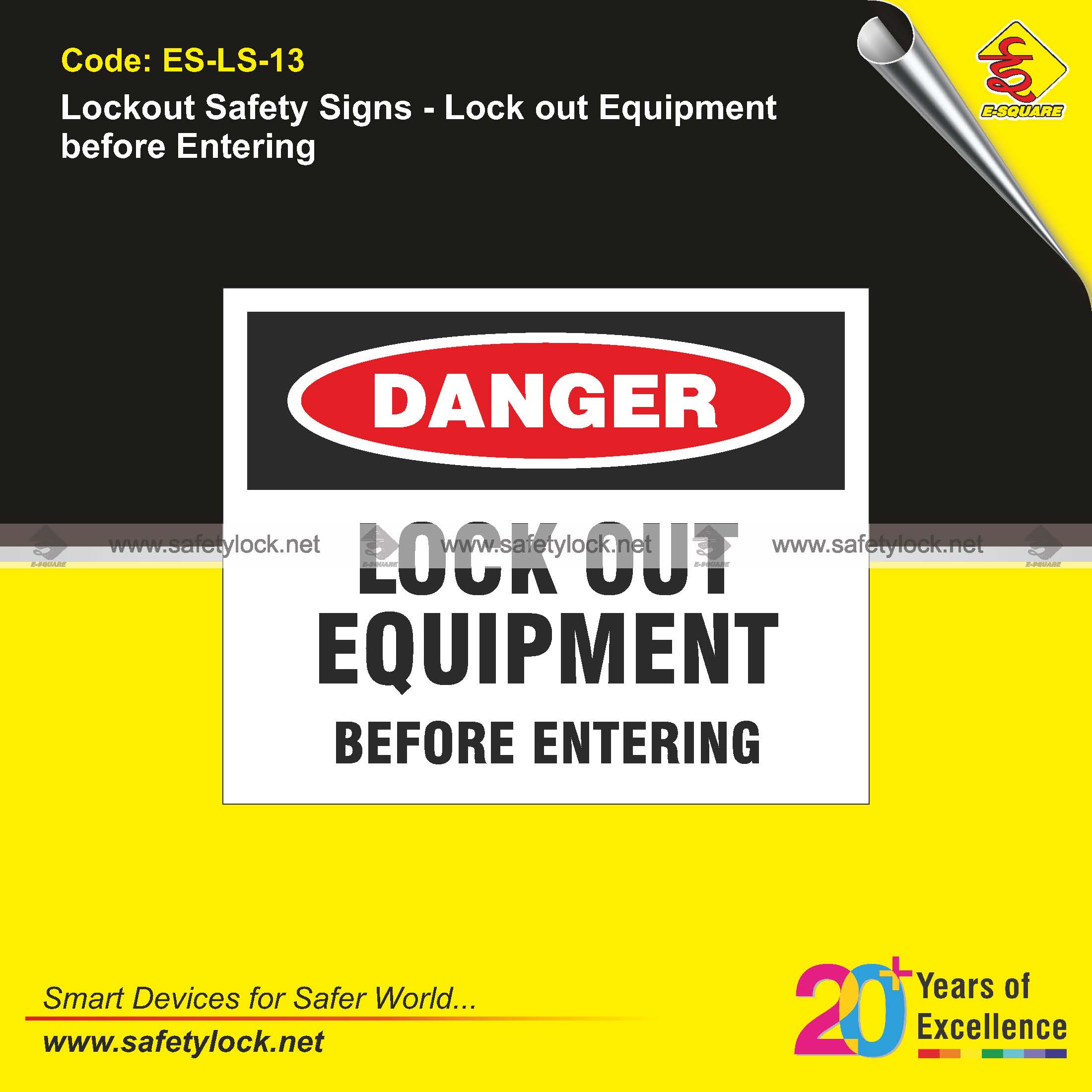 lockout safety danger signs