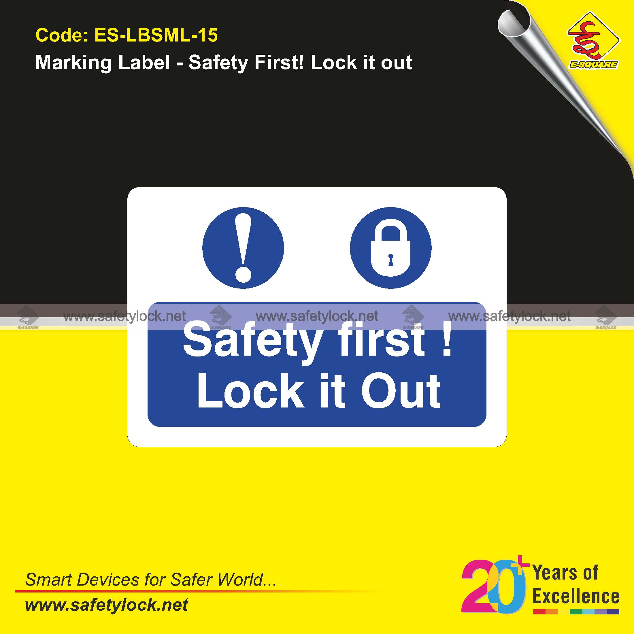lockout safety labels