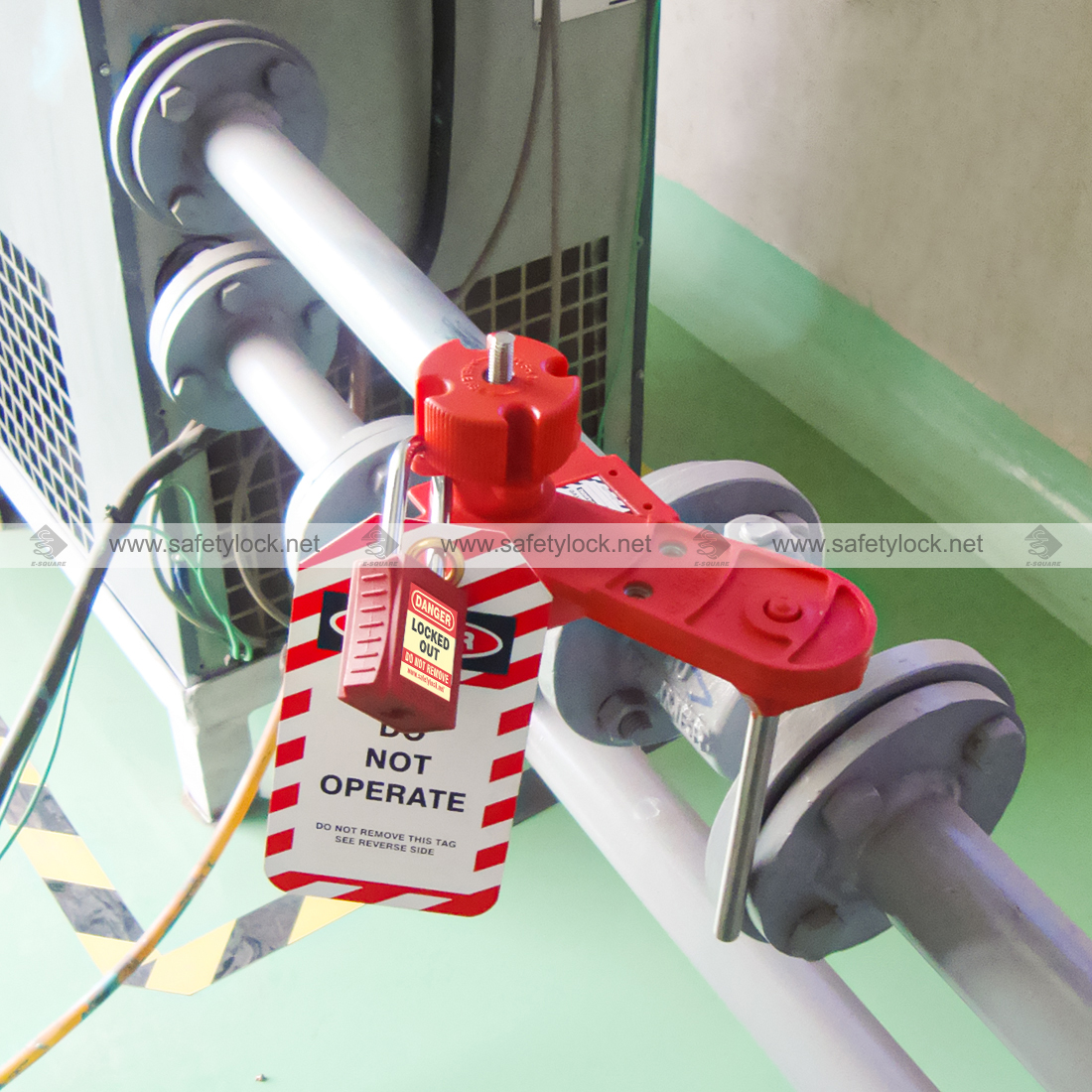 lockout safety PLSP padlock with 46 mm steel shackle