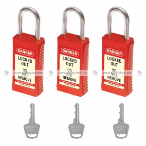 lockout safety plsp padlock with long body 46 mm steel shackle