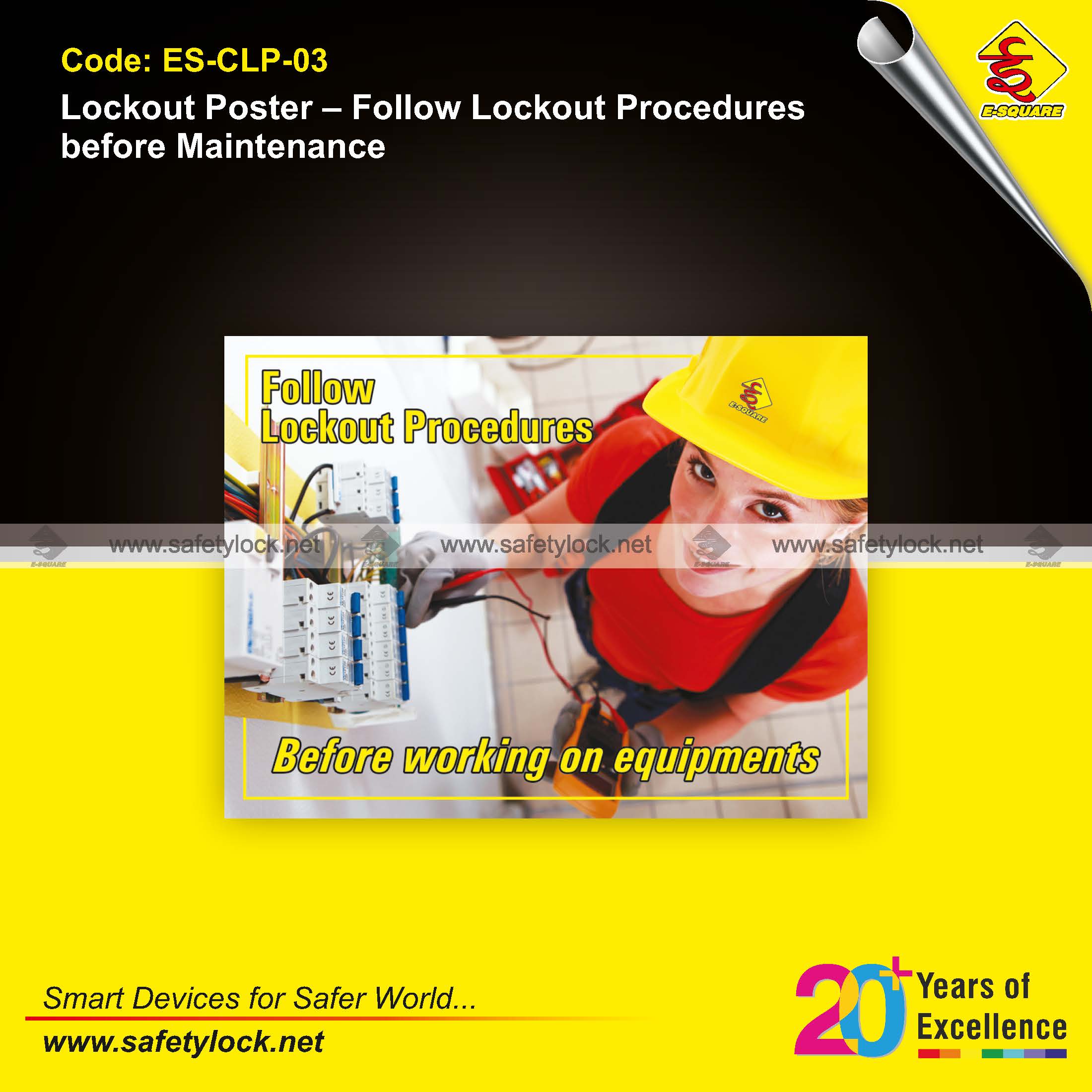 lockout safety posters