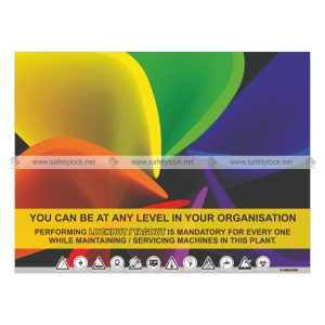 lockout tagout is mandatory - safety poster