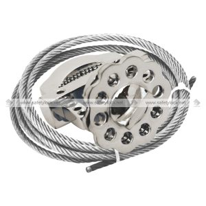 lockout tagout metallic multipurpose cable lockout