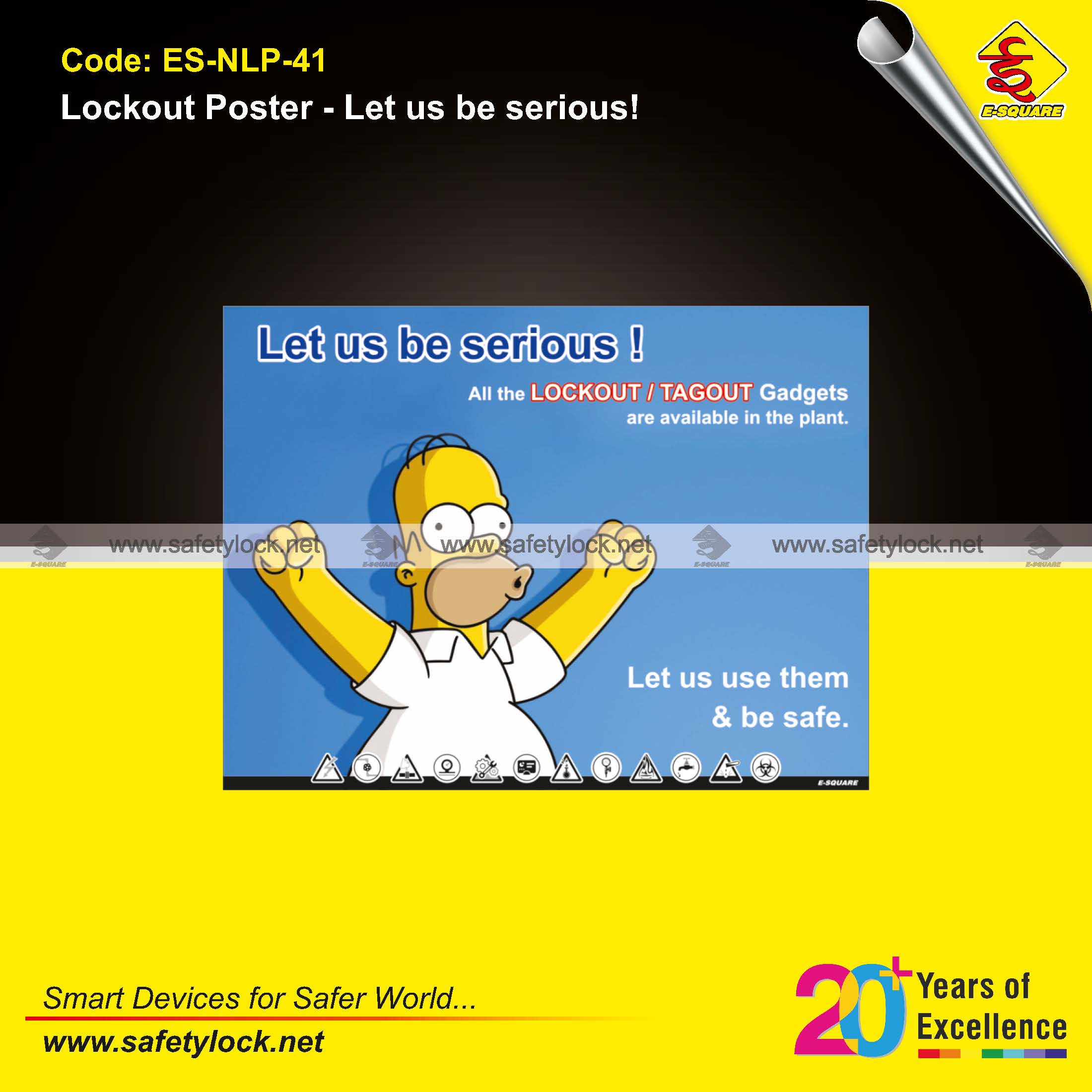 lockout tagout posters for industrial safety