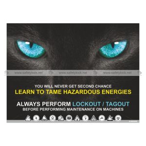 lockout tagout safety poster supplier