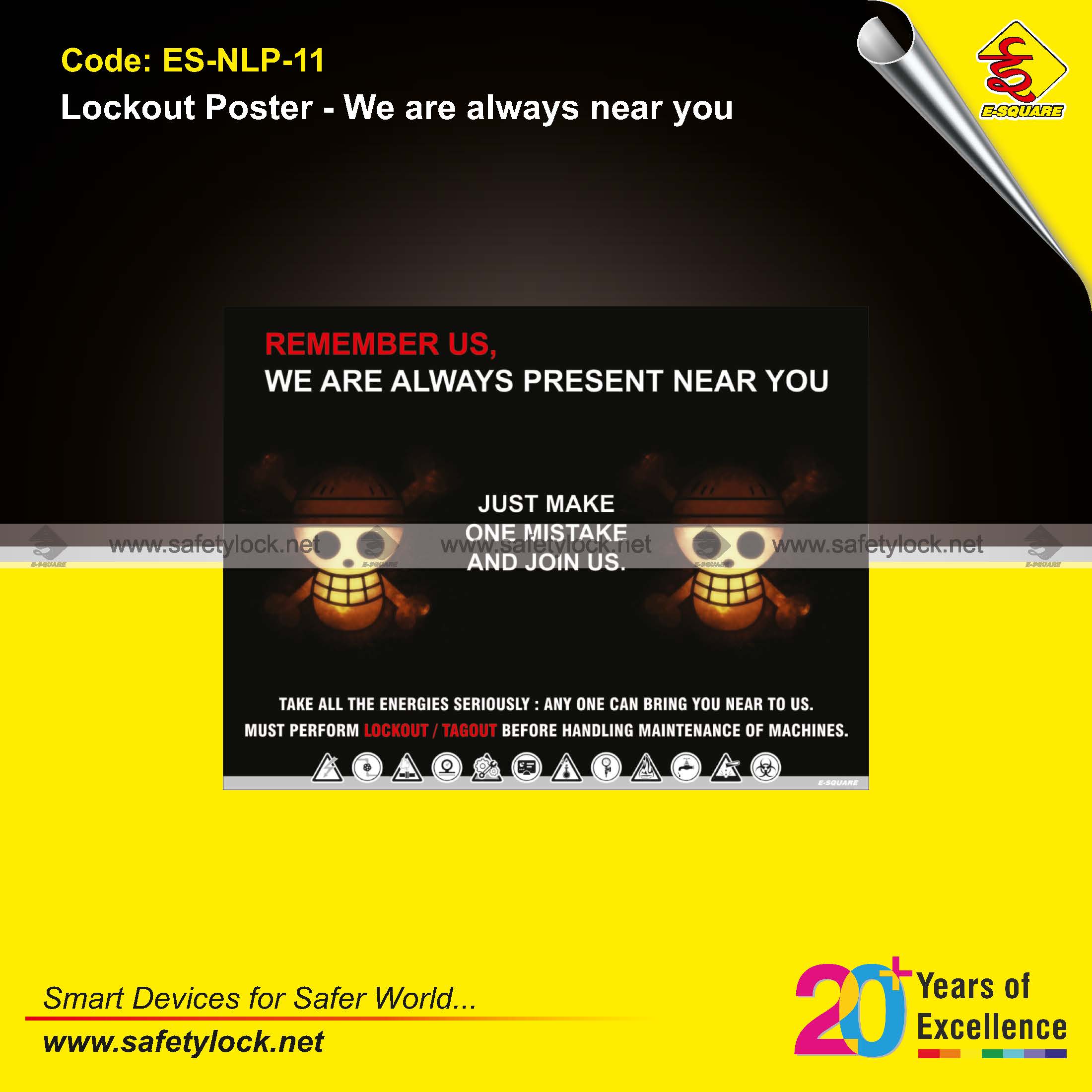 lockout tagout safety posters manufacturer