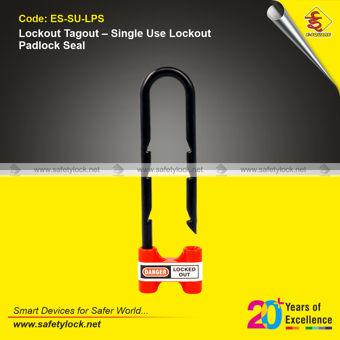lockout tagout - single use lockout padlock seal