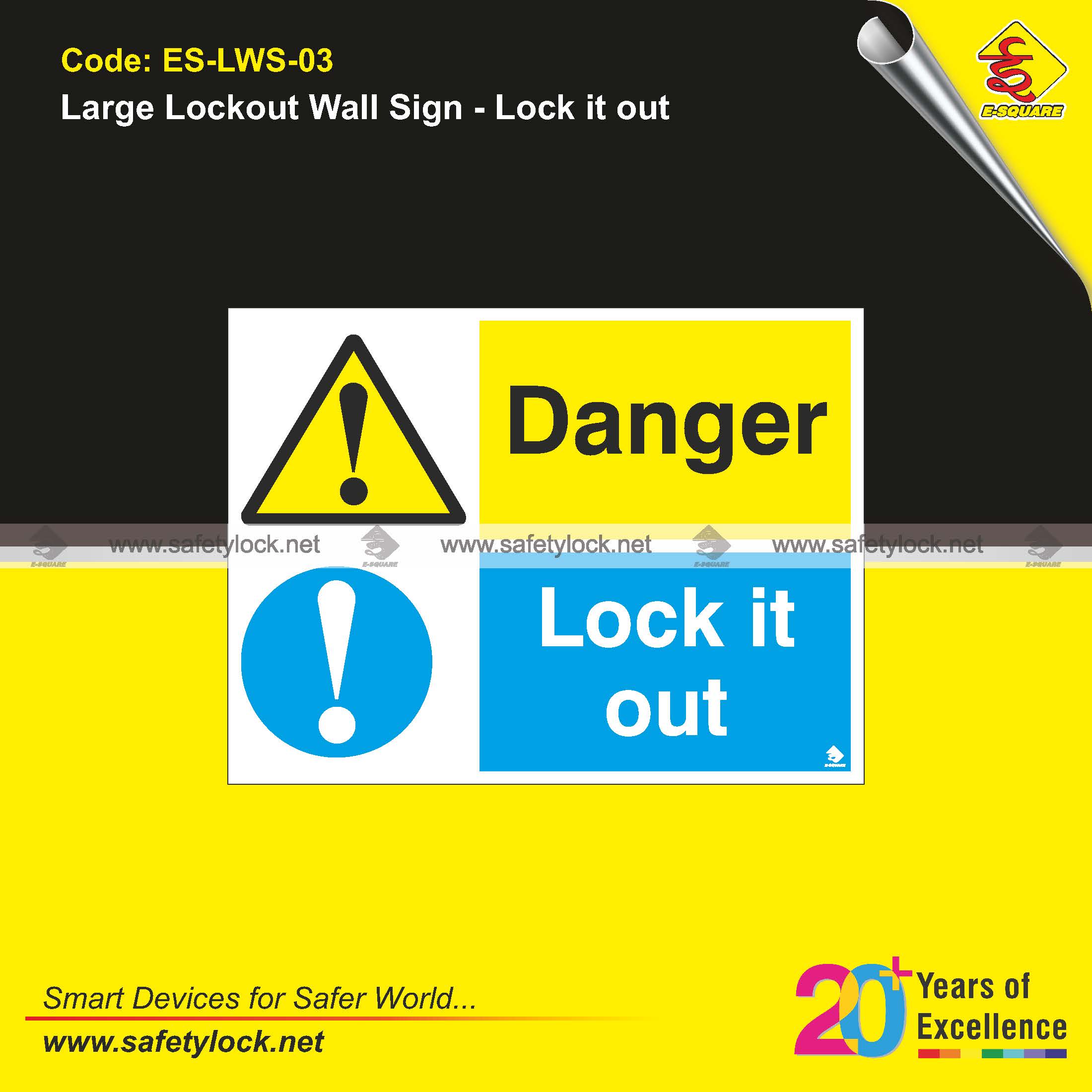 lockout wall signs manufacturer