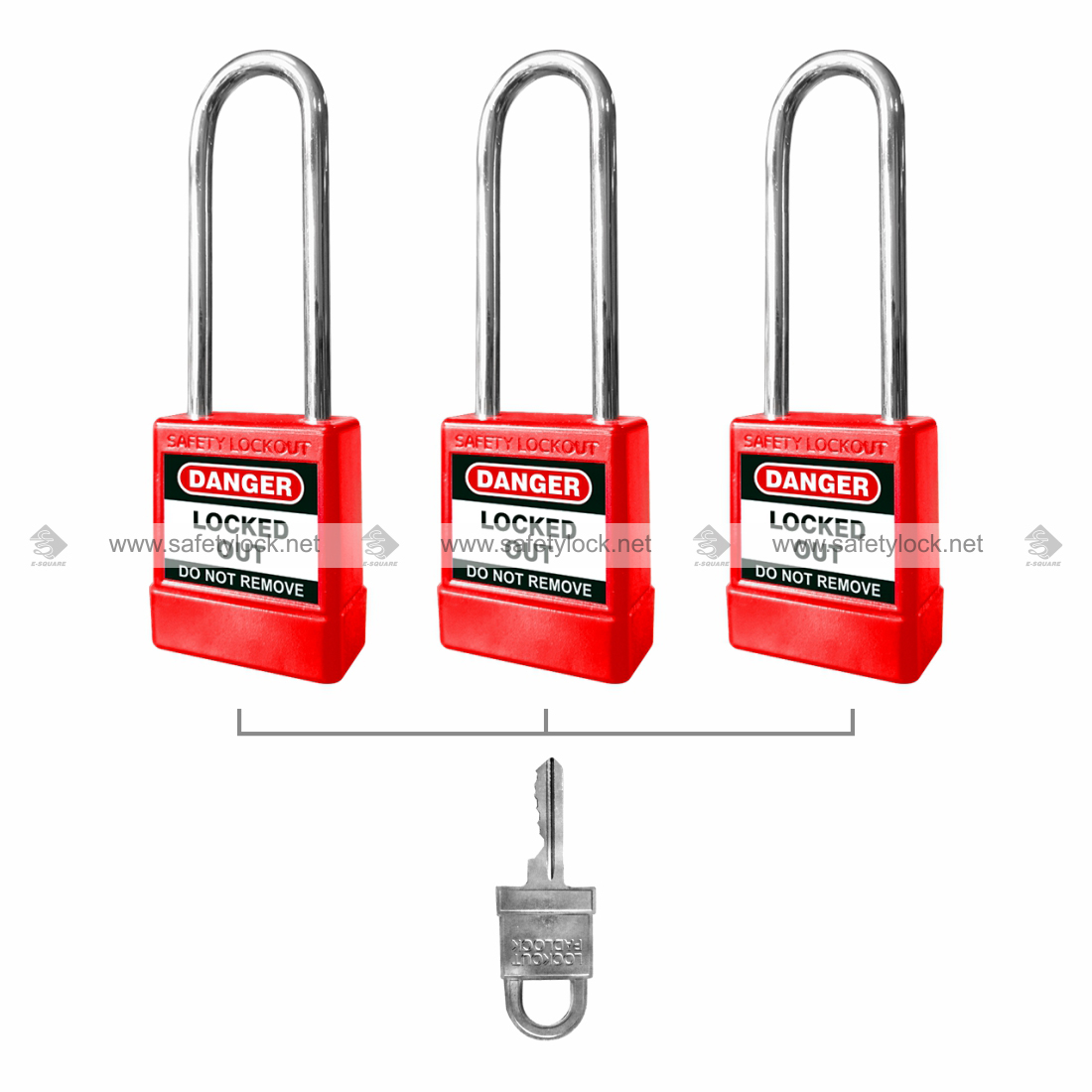 long shackle lockout safety padlocks
