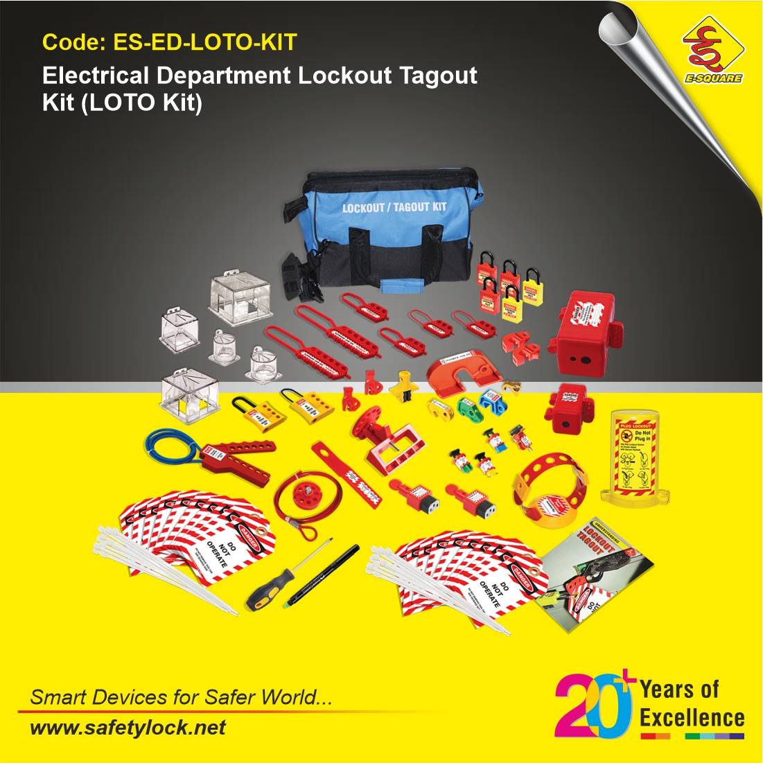 LOTO kit for electrical department
