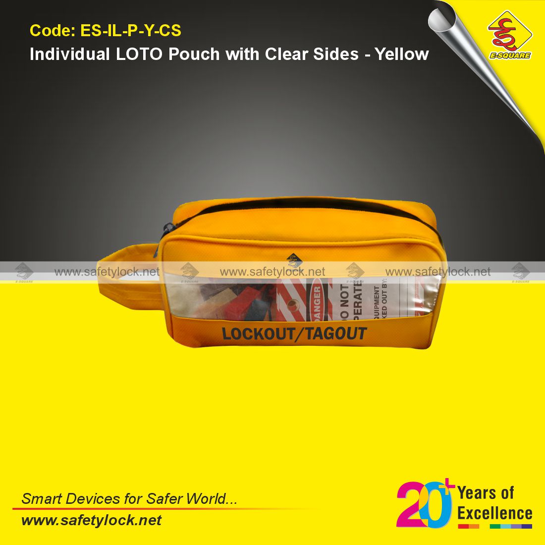 LOTO pouch clear sides manufacturer