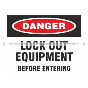 loto safety danger signs