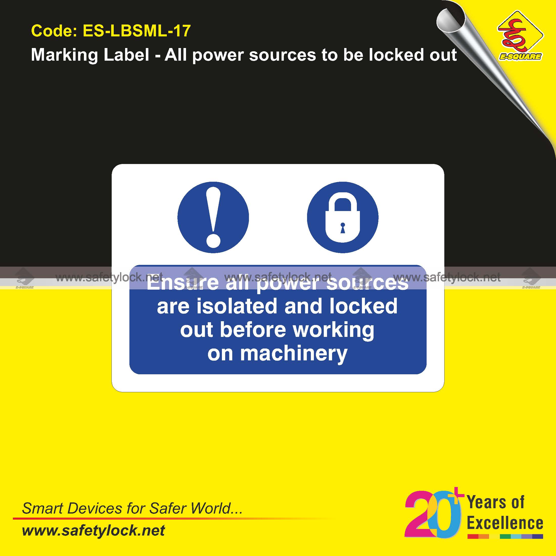 Lockout Tagout safety labels supplier