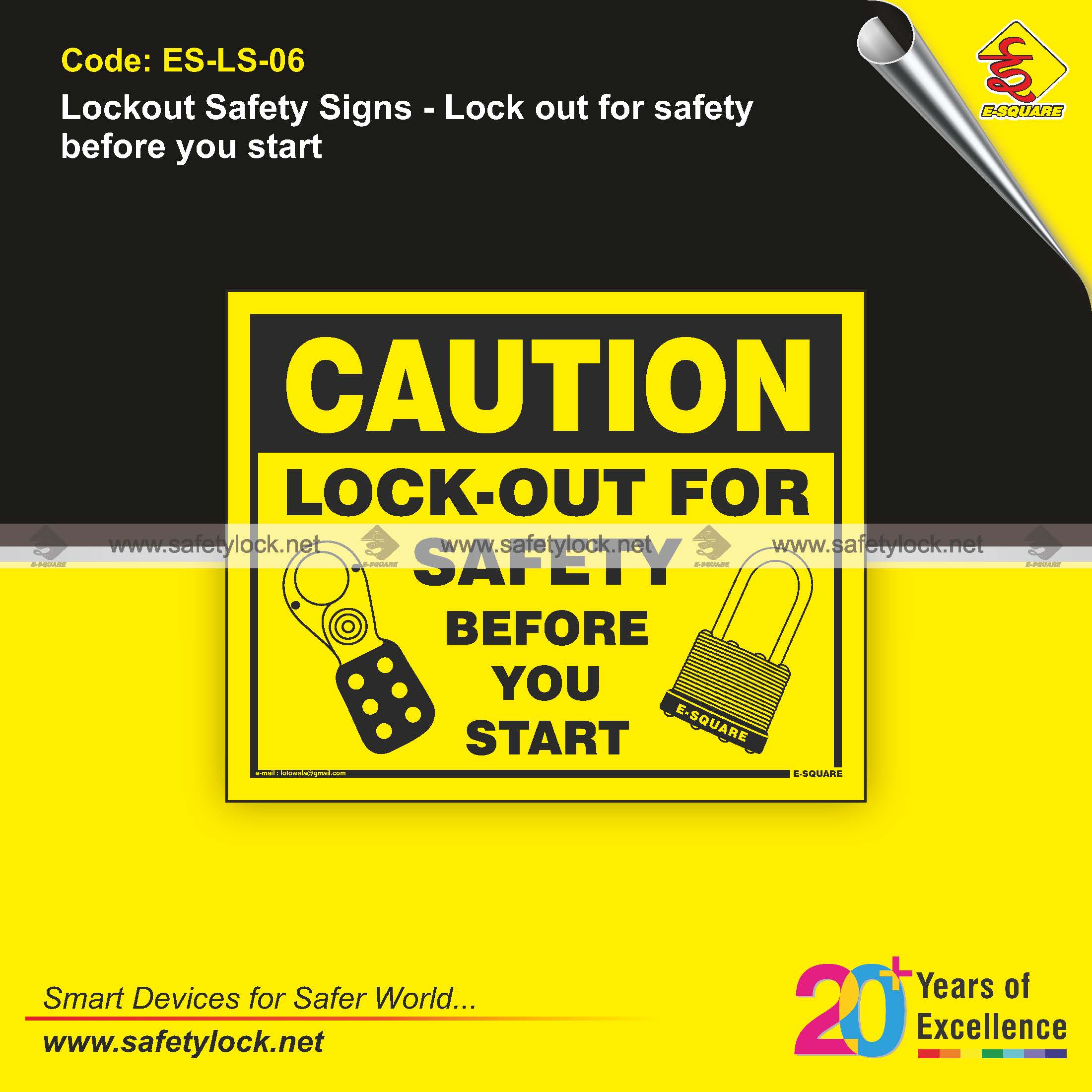 LOTO safety signs