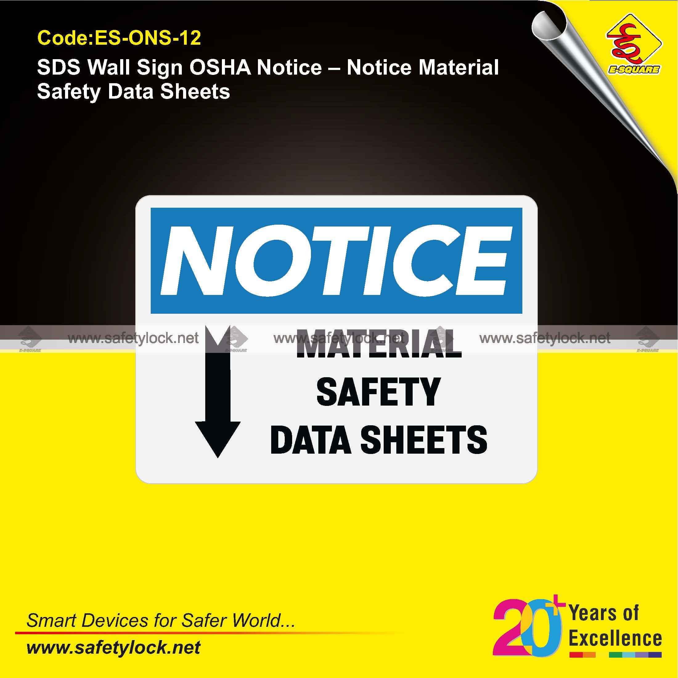 material safety data sheet OSHA notice signs