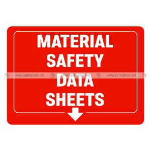 material safety data sheets signs