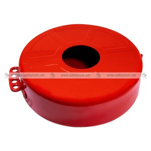 metallic gate valve lockout device