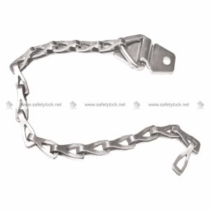 metallic mounting bracket and 9 inch Stainless Steel chain