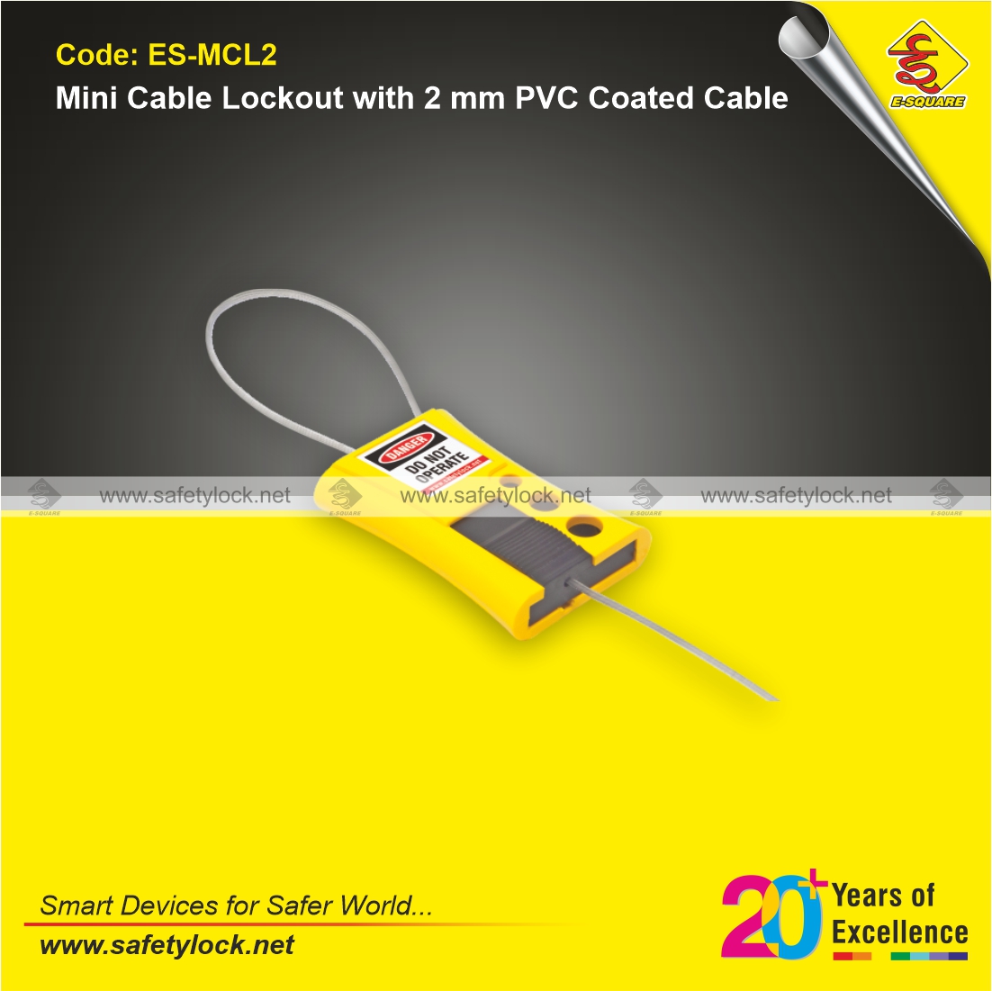 mini cable lockout tagout device