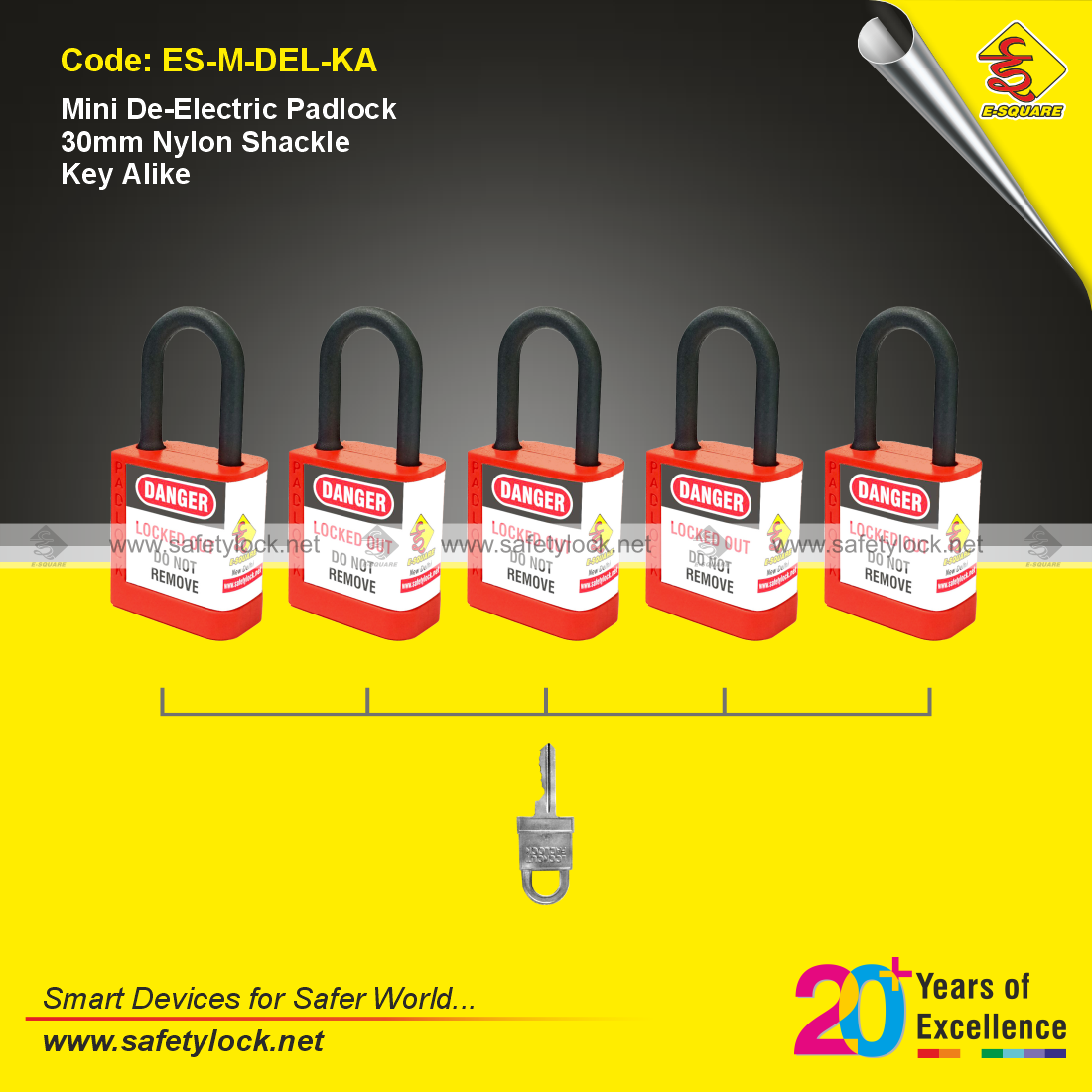 mini de-electric lockout tagout padlock manufacturer