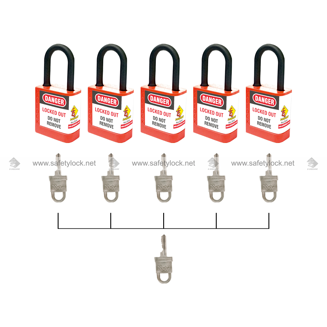 mini de-electric padlock