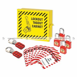mini lockout starter cabinet with loto products
