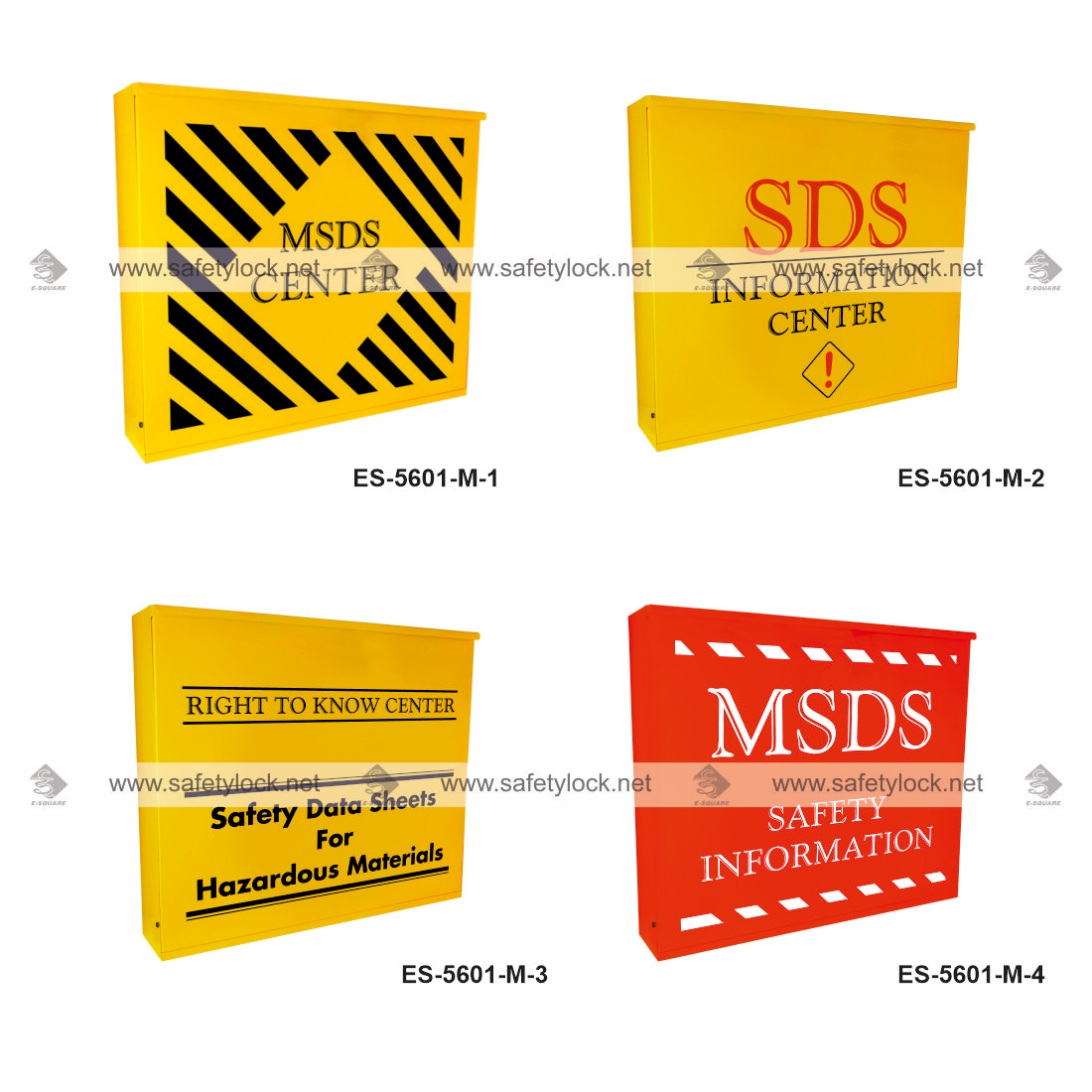 MSDS cabinets with magnetic lock