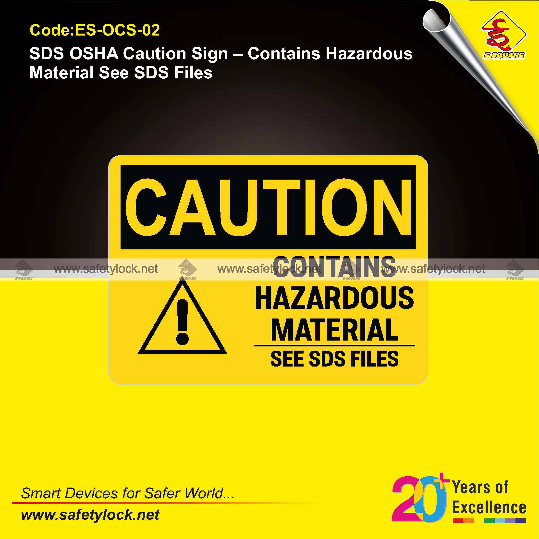 MSDS SDS osha caution signs
