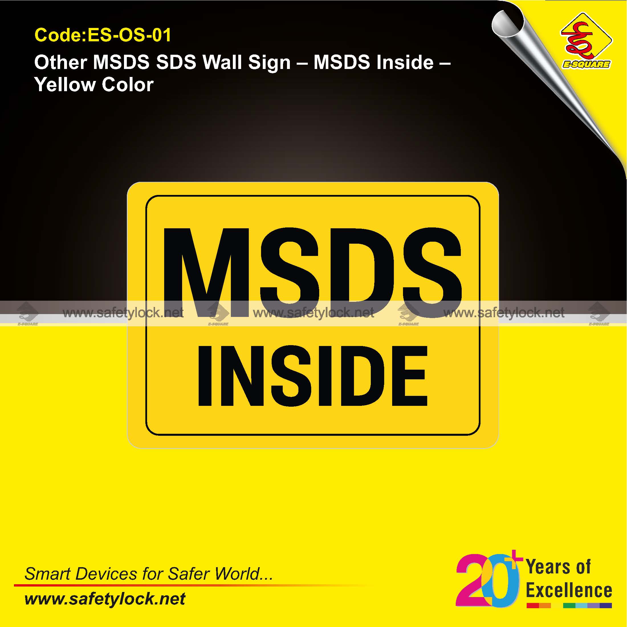 MSDS signs manufacturer supplier