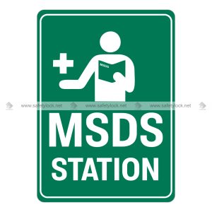 MSDS station sign