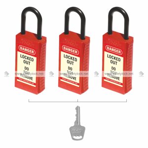 nylon lockout padlock