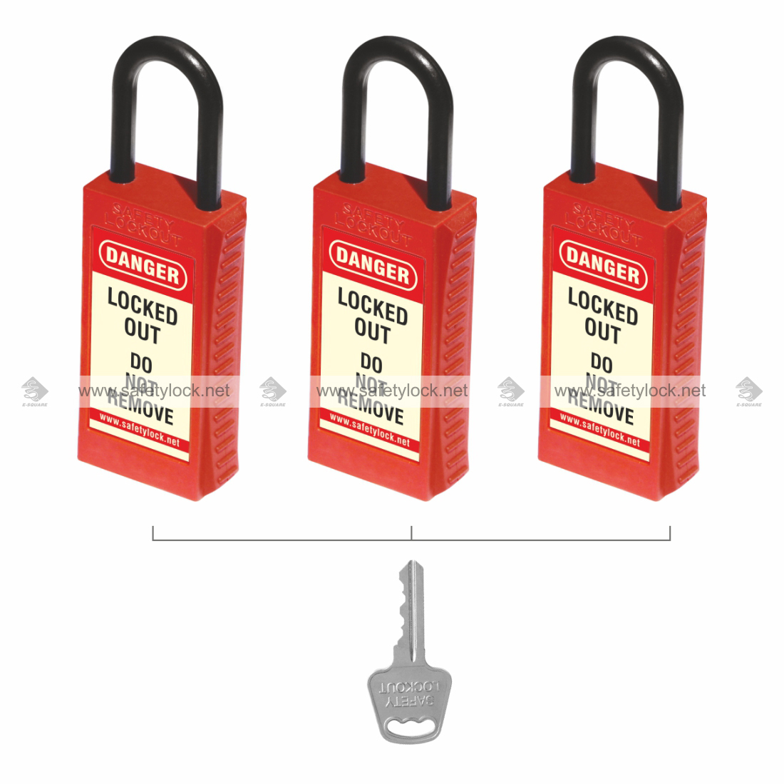 nylon lockout padlock