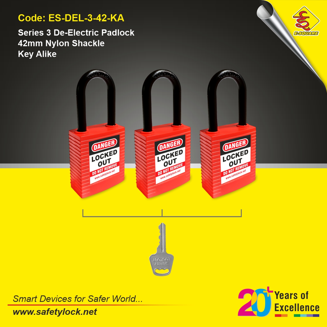 nylon safety lockout padlocks