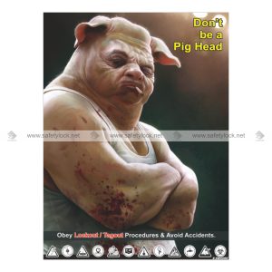 obey loto procedures and avoid accidents - safety poster