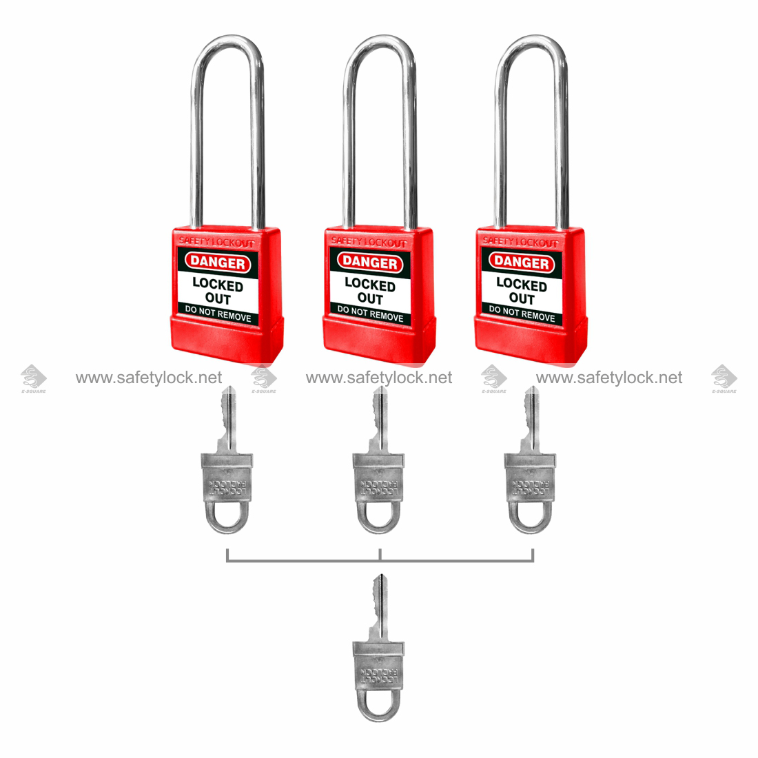 OSHA lockout padlock