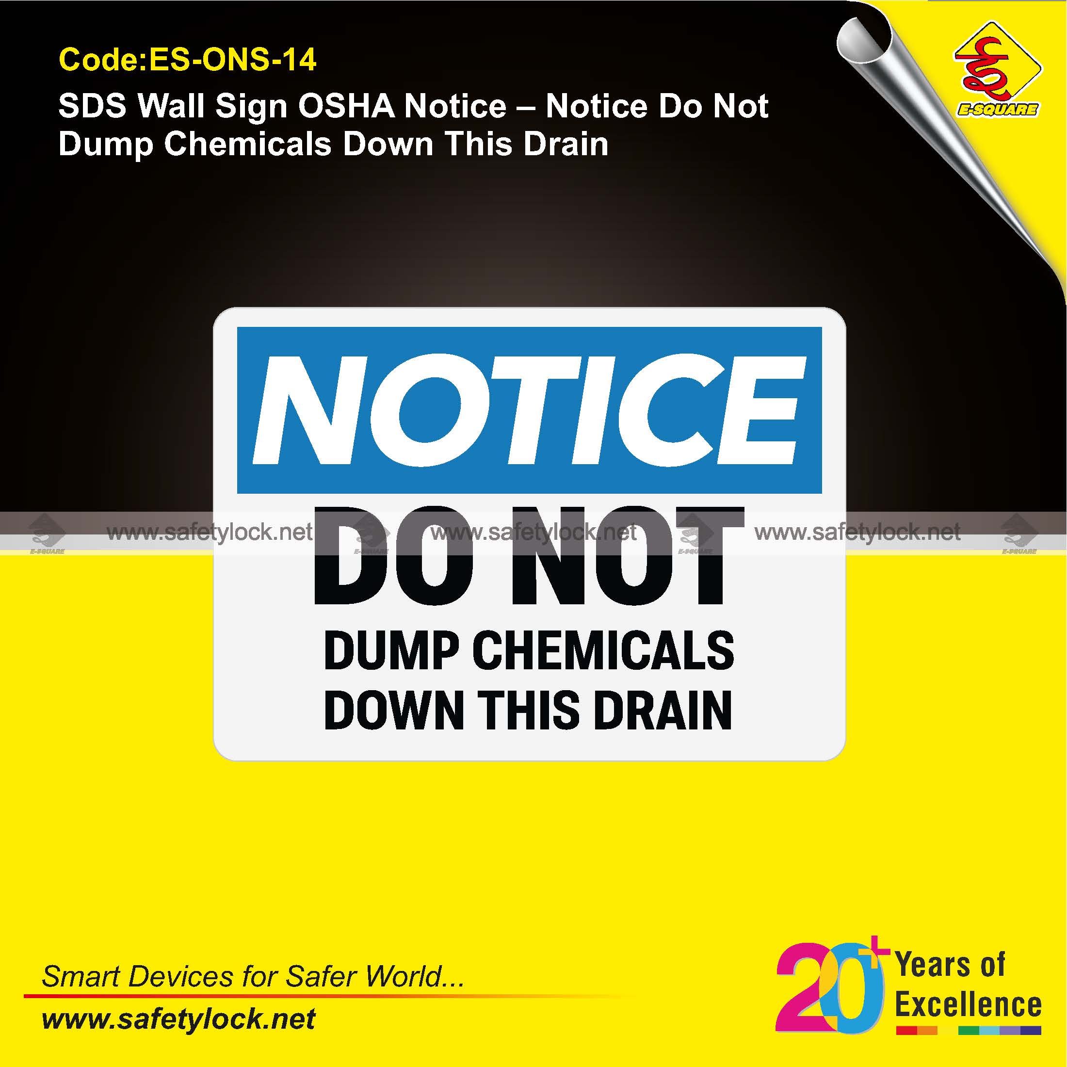 OSHA notice signs for chemicals