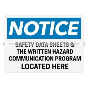 OSHA notice signs supplier