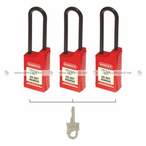 polyamide nylon lockout safety shackle