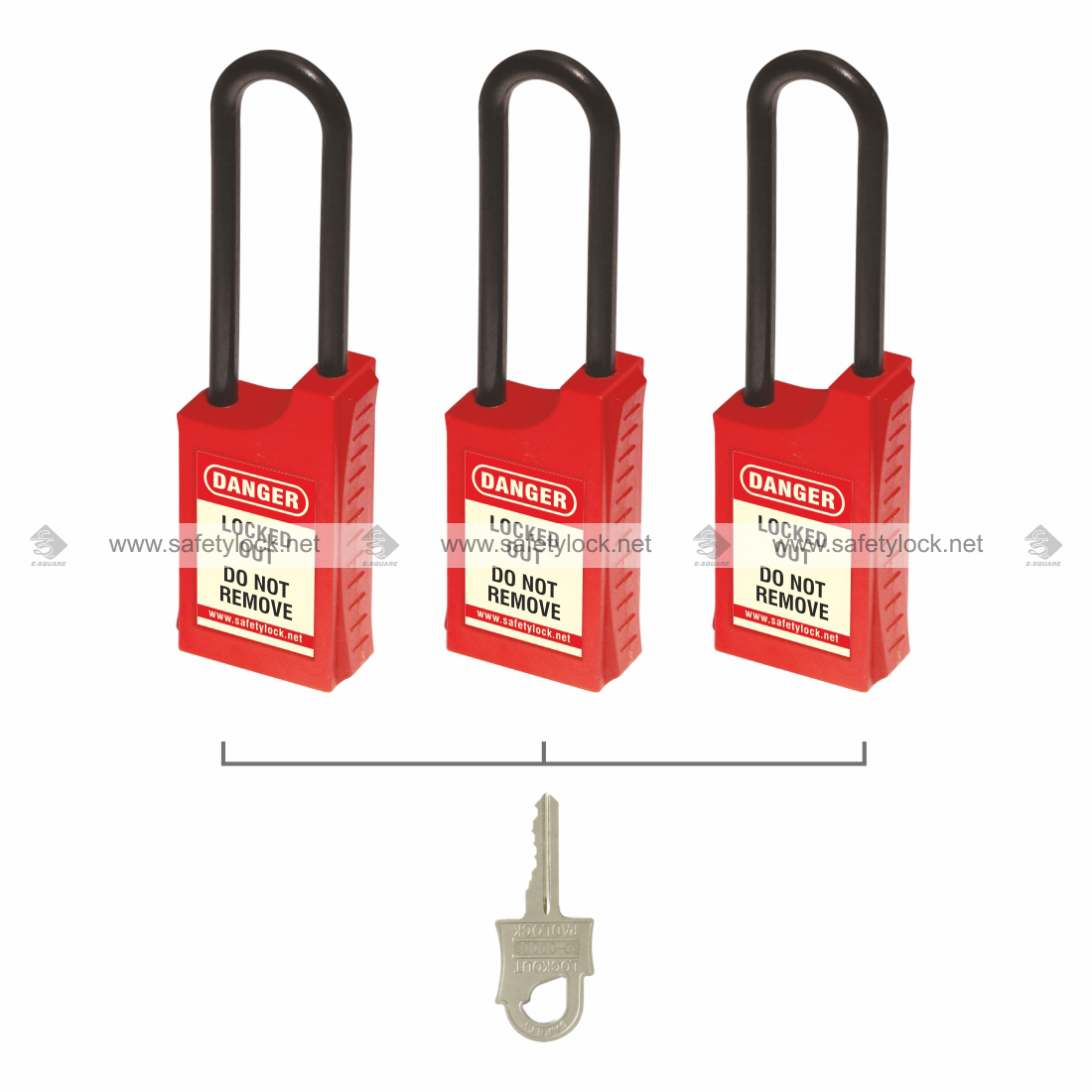 polyamide nylon lockout safety shackle